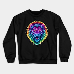 Neon Lion Crewneck Sweatshirt